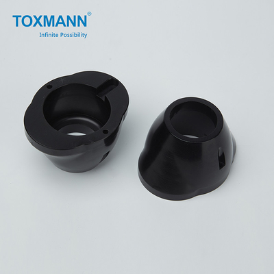 AL7075 Aluminum Components Of CNC Machine Black Anodizing Surface