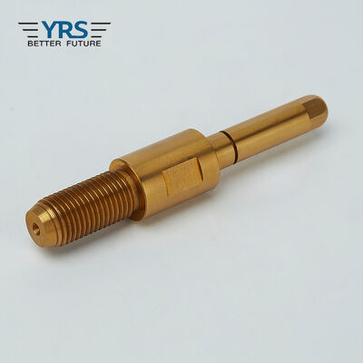 Bronze Practical CNC Turning Parts , Shaft CNC Precision Turning Components