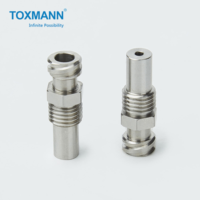 SUS304 CNC Precision Turned Parts Practical For Connector Industry