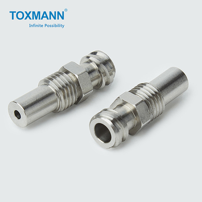 SUS304 CNC Precision Turned Parts Practical For Connector Industry