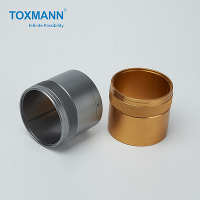 AL6061 Cylinder CNC Lathe Machining Parts Anodic Oxidation Treatment