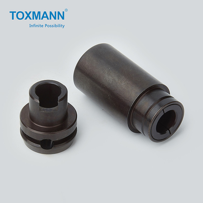 Feeding Mouth CNC Precision Turned Parts Acidproof Black Finishing