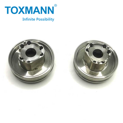 Customized Spring Coupling Metal Bellows Clamp Type Spring Flexible Shaft Coupling CNC Lathe Machining Parts