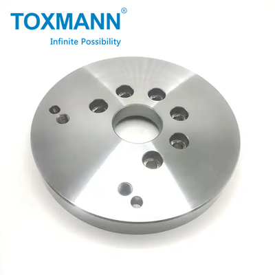 Aluminium CNC Lathe Processing Services High Precision Connecting Flange CNC Machining Parts