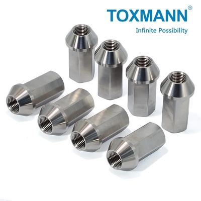 Gr5 Titanium Cnc Turned Parts M12 M14 Car Wheel Bolts Lug Nuts