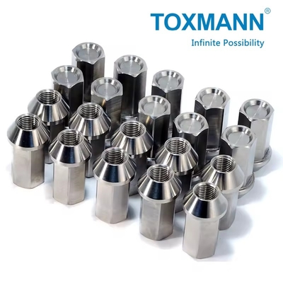 Gr5 Titanium Cnc Turned Parts M12 M14 Car Wheel Bolts Lug Nuts