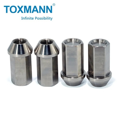 Gr5 Titanium Cnc Turned Parts M12 M14 Car Wheel Bolts Lug Nuts