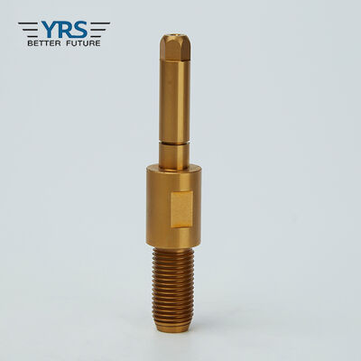 Bronze Practical CNC Turning Parts , Shaft CNC Precision Turning Components